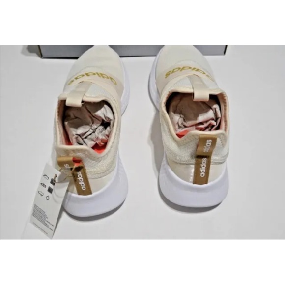 Adidas Women's Puremotion Adapt Running Shoes Beige Off White Gold Size 5.5 - Picture 5 of 11